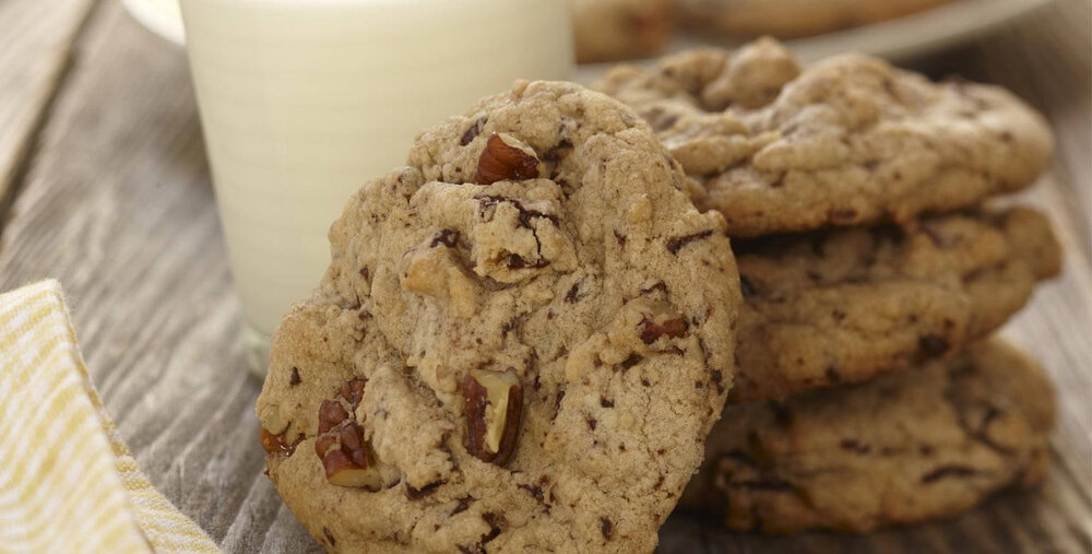 Chocolate Caramel Pecan Cookies