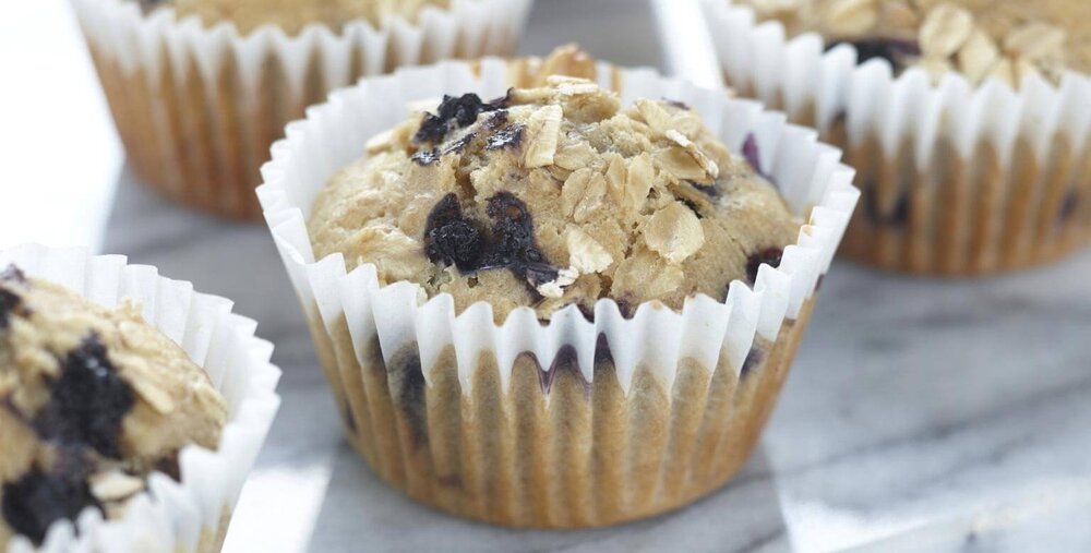 Blueberry Oat Muffins